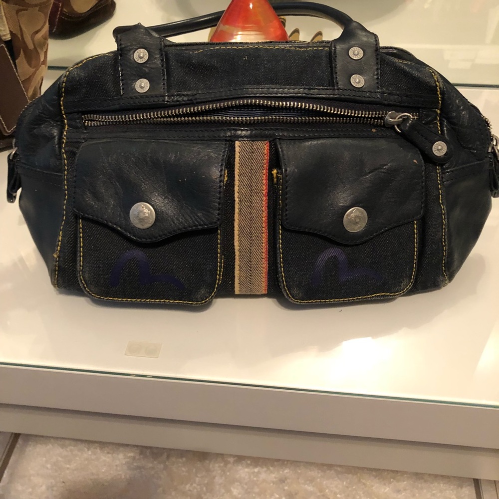 Denim Evisu bag